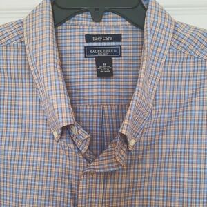 Men's Blue & Tan Saddlebred Shirt